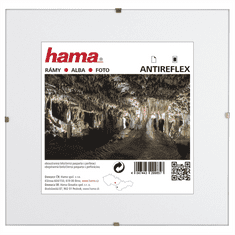 HAMA Clip-Fix, antireflexné sklo, 30x30 cm