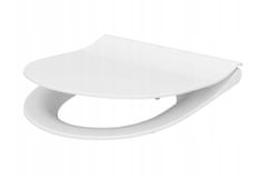 CERSANIT Mille Plus CleanOn, závesná WC misa 500x360x365 mm + sedadlo z duroplastu s pomalým zatváraním, biela, S701-454