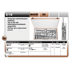 Narex Súprava závitorezných nástrojov G1-II NO