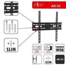 ART Fixný držiak "AR-33" na TV 26" až 60"