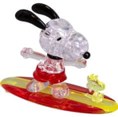 HCM Kinzel 3D Crystal puzzle Surfujúce Snoopy 41 dielikov