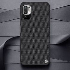 Nillkin Odolný kryt Nillkin Textured Case s gélovým rámom a nylonom na zadnej strane pre Xiaomi Mi Note 10 5G - Čierna KP14887