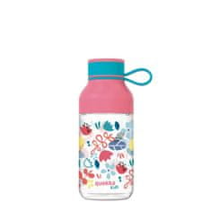 QUOKKA Quokka Kids, Plastová fľaša s pútkom Flowers, 430ml, 40158