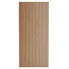 Vidaxl Strešné panely 36 ks pozinkovaná oceľ bledé drevo 100x45 cm