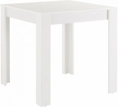 Danish Style Jedálenský stôl Lora I., 80 cm, biela