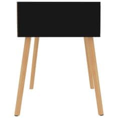 Petromila vidaXL Nočné stolíky 2 ks lesklé čierne 40x40x56 cm, kompozitné drevo