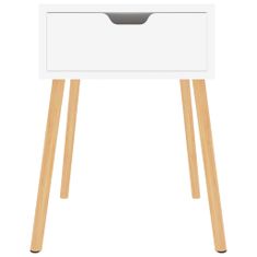Petromila vidaXL Nočné stolíky 2 ks, biele 40x40x56 cm, kompozitné drevo