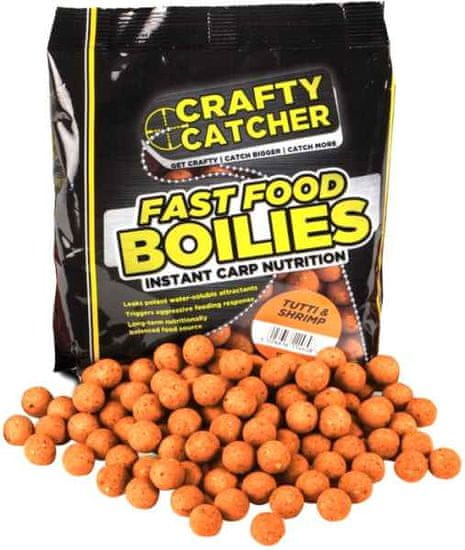 Crafty Catcher 15mm 2-farebné boilies 500g - Tutti & Shrimp/Tutti & Shrimp