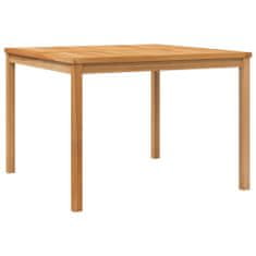 Petromila vidaXL Záhradný jedálenský stôl 110x110x77 cm masívne tíkové drevo