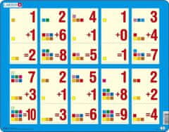 LARSEN Puzzle Sčítanie do desiatich 10 dielikov