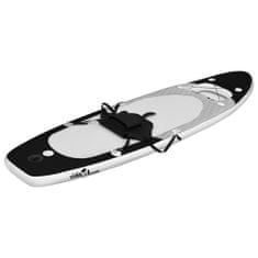 Vidaxl Nafukovací Stand up paddleboard čierny 360x81x10 cm