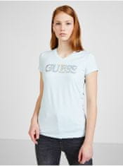 Guess Svetlomodré dámske tričko Guess XL