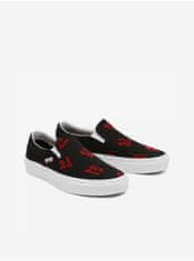 Vans Čierne dámske vzorované slip on tenisky VANS UA Classic Slip On 40