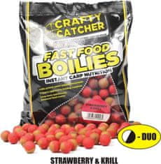 Crafty Catcher 15mm 2-farebné boilies 500g - Coconut & GLM/Kokos & GLM