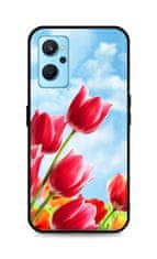 TopQ Kryt Realme 9i silikón Tulips 71164