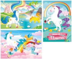 Clementoni Puzzle I Believe in Unicorns 3x48 dielikov