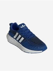 Adidas Tmavomodré pánske žíhané tenisky adidas Originals Swift Run 22 46