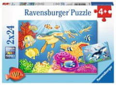 Ravensburger Puzzle Podmorská krása 2x24 dielikov