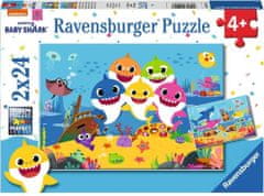 Ravensburger Puzzle Baby Shark 2x24 dielikov