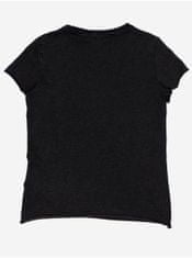 ONLY Čierne dievčenské tričko ONLY Lucy 122-128