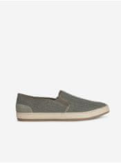 Geox Tmavozelené pánske slip on tenisky Geox Pantelleria 45