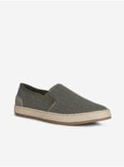 Geox Tmavozelené pánske slip on tenisky Geox Pantelleria 45