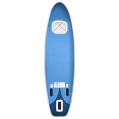 Vidaxl Nafukovací Stand up paddleboard morská modrý 330x76x10 cm