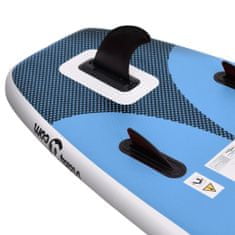 Vidaxl Nafukovací Stand up paddleboard morský modrý 360x81x10 cm