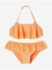 Oranžové dievčenské dvojdielne plavky name it Fini 74