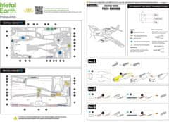 Metal Earth 3D puzzle Tuskegee Airmen P-51D Mustang (ICONX)