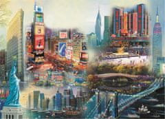 Trefl Wood Craft Origin Puzzle Koláž New York 1000 dielikov