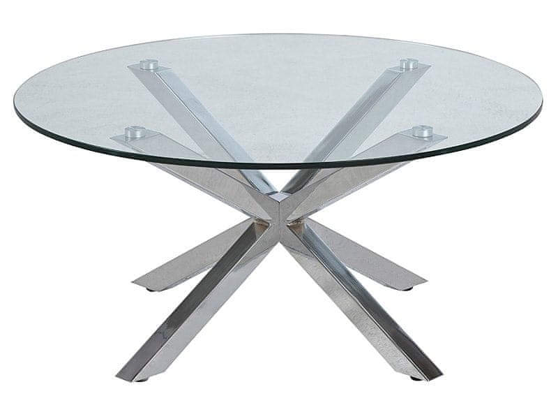 Design Scandinavia Konferenčný stolík sklenený Skyline, 82 cm