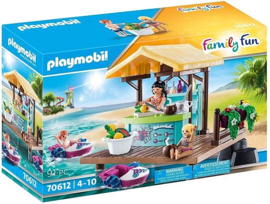 Playmobil Family Fun 70612 Požičovňa vodných bicyklov s džúsovým barom