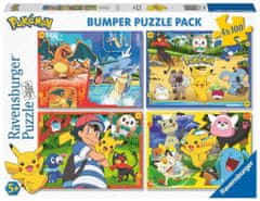 Ravensburger Puzzle Pokémoni z Alola 4x100 dielikov