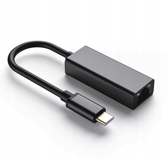 CO2 GIGABITOVÝ ADAPTÉR USB-C ETHERNET RJ45 1000 MBPS ADAPTÉR CO2-0122