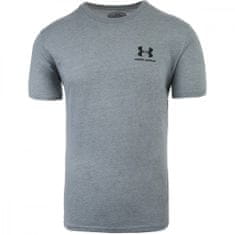 Under Armour Tričko sivá M Sportstyle Left Chest