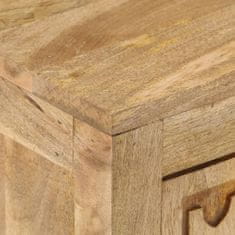 Vidaxl Nočný stolík, 40x30x50 cm, mangové masívne drevo