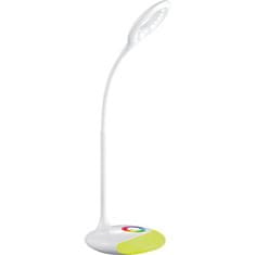 Solight LED stolná lampička nabíjacia, 5W, RGB podsvietenie, stmievateľná, USB napájanie, WO44