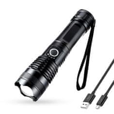 Solight LED nabíjacie svietidlo, 1000lm, zoom, darčekové balenie, Li-Ion, WN34