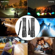 Solight LED nabíjacie svietidlo, 1000lm, zoom, darčekové balenie, Li-Ion, WN34