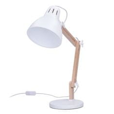 Solight stolná lampa Falun, E27, biela, WO57-W