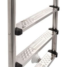 Petromila vidaXL Bazénový rebrík s 3 schodíkmi, nehrdzavejúca oceľ 304, 120 cm