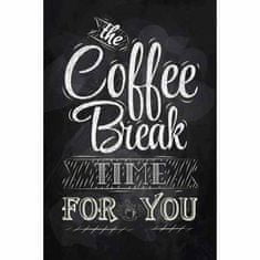Retro Cedule Ceduľa The Coffee Break Time For You