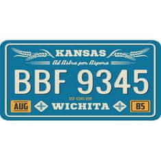 Retro Cedule Ceduľa USA značky - Kansas