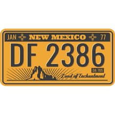 Retro Cedule Ceduľa USA značky - New Mexico