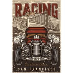 Retro Cedule Ceduľa Racing - San Francisco