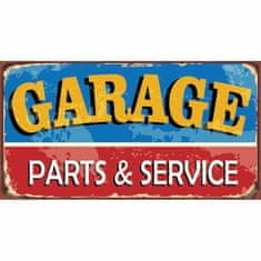 Retro Cedule Ceduľa Garage Part & Service