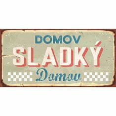 Retro Cedule Ceduľa Domov Sladký Domov