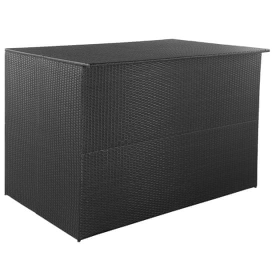 Vidaxl Záhradný úložný box 150x100x100 cm polyratanový