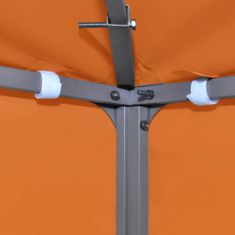 Petromila vidaXL Strieška na altánok 310 g/m², 3x3 m, oranžová